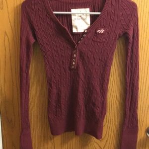 Maroon sweater